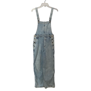 Aerie Light Blue Overalls Casual Denim Look Adjustable Straps Women’s Chic